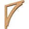 Ekena Millwork Thorton Craftsman Smooth Bracket, Western Red Cedar, 3 1/2"W x 44"D x 44"H BKT04X44X44THR04SWR - alternate 1